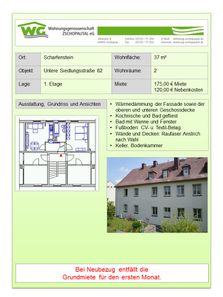 2-Raumwohnung Untere Siedlungsstraße 82