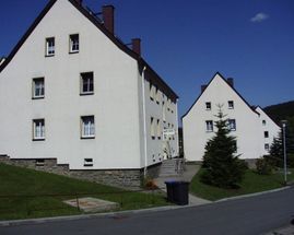 Wohngebiet in Scharfenstein der Wohnungsgenossenschaft Zschopautal eG in Zschopau