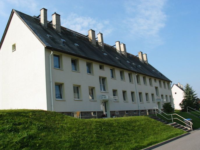 Wohngebiet in Scharfenstein der Wohnungsgenossenschaft Zschopautal eG in Zschopau