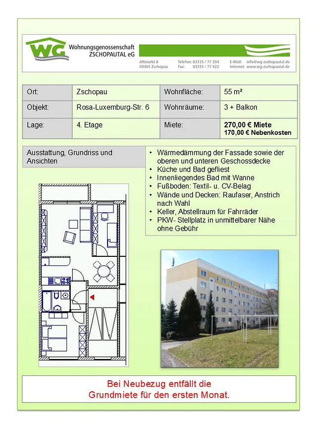 Wohnungsangebot