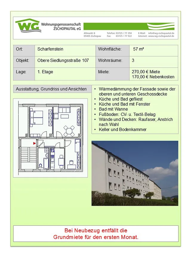 Wohnungsgenossenschaft Zschopautal eG
