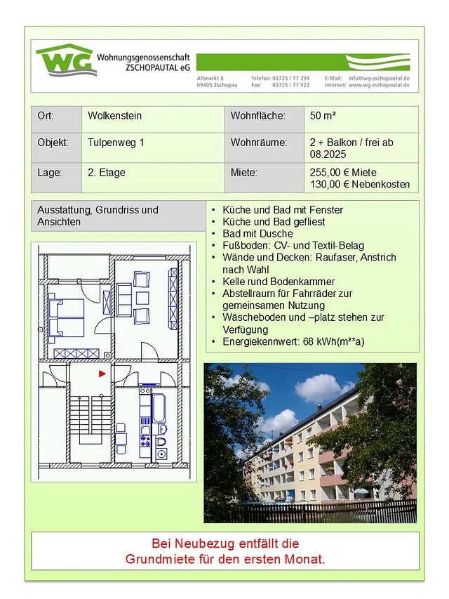 Wohnungsgenossenschaft Zschopautal eG