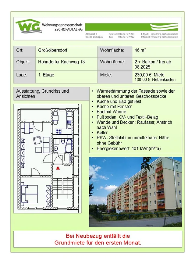 Wohnungsgenossenschaft Zschopautal eG