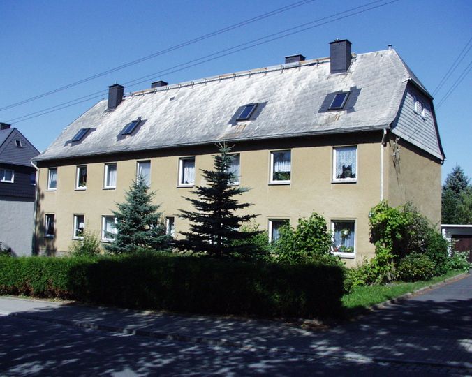 Wohngebiet in Wolkenstein der Wohnungsgenossenschaft Zschopautal eG in Zschopau