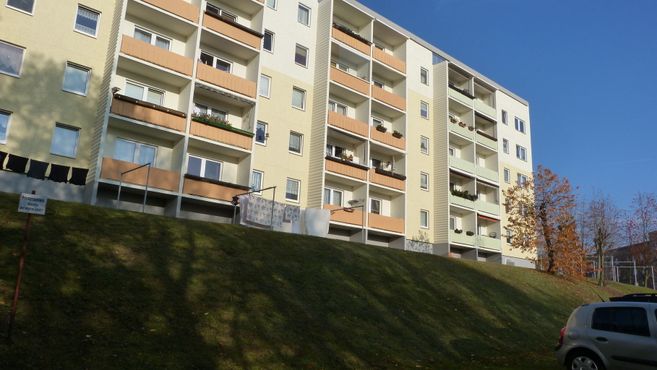 Wohngebiet in Zschopau der Wohnungsgenossenschaft Zschopautal eG in Zschopau