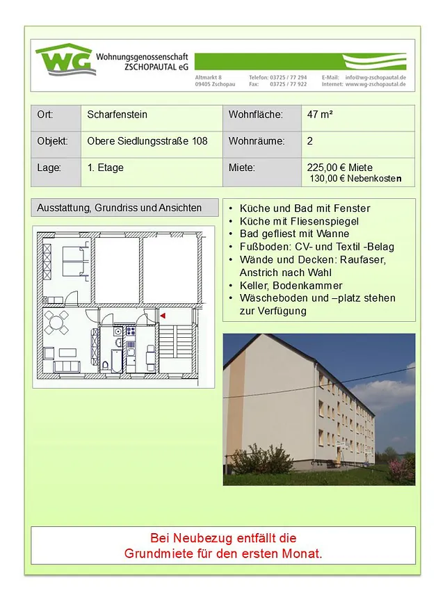 Wohnungsangebot
