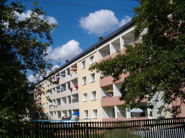 Wohngebiet in Wolkenstein der Wohnungsgenossenschaft Zschopautal eG in Zschopau