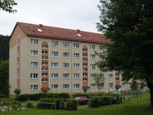 Wohngebiet in Zschopau der Wohnungsgenossenschaft Zschopautal eG in Zschopau