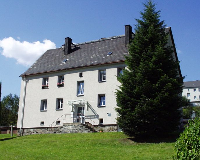Wohngebiet in Scharfenstein der Wohnungsgenossenschaft Zschopautal eG in Zschopau