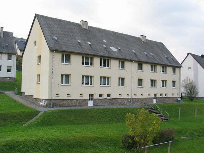 Wohngebiet in Scharfenstein der Wohnungsgenossenschaft Zschopautal eG in Zschopau