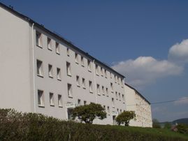 Wohngebiet in Scharfenstein der Wohnungsgenossenschaft Zschopautal eG in Zschopau