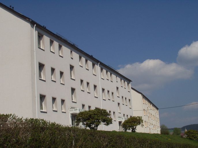 Wohngebiet in Scharfenstein der Wohnungsgenossenschaft Zschopautal eG in Zschopau