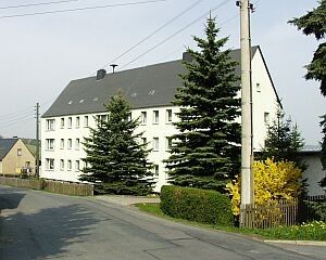 Wohngebiet in Krumhermesdorf der Wohnungsgenossenschaft Zschopautal eG in Zschopau