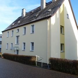 Wohngebiet in Scharfenstein der Wohnungsgenossenschaft Zschopautal eG in Zschopau
