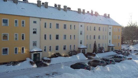 Wohngebiet in Grießbach der Wohnungsgenossenschaft Zschopautal eG in Zschopau