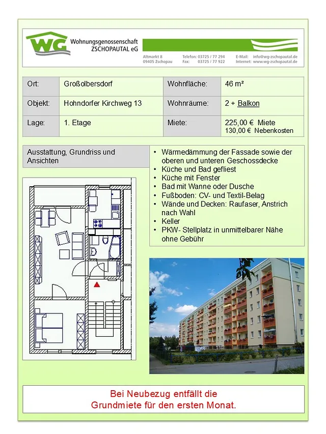 Wohnungsgenossenschaft Zschopautal eG