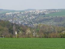 Wohngebiet in Krumhermesdorf der Wohnungsgenossenschaft Zschopautal eG in Zschopau