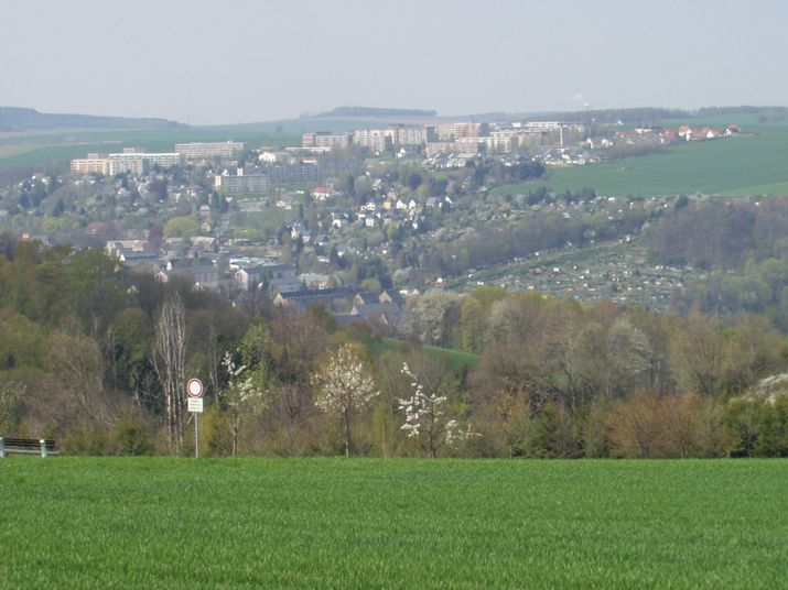 Wohngebiet in Krumhermesdorf der Wohnungsgenossenschaft Zschopautal eG in Zschopau