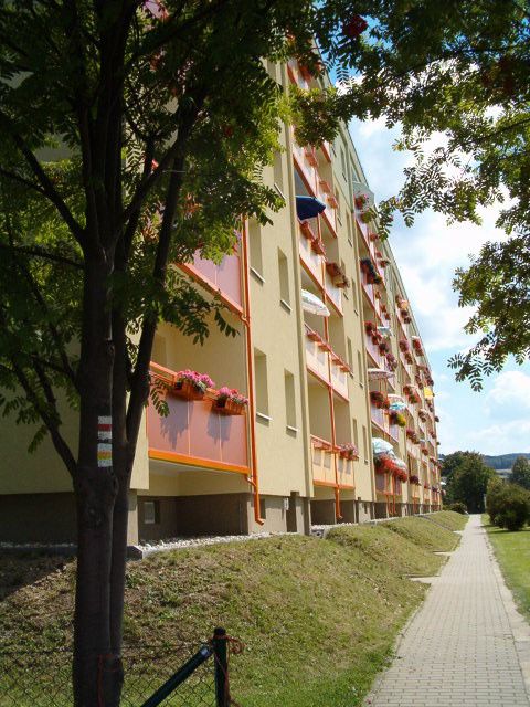 Wohngebiet in Großolbersdorf der Wohnungsgenossenschaft Zschopautal eG in Zschopau